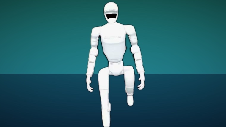 歩いて移動するロボット